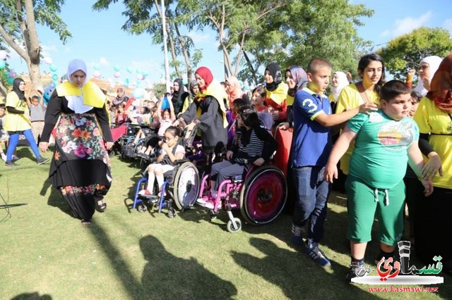 جمعية لست وحدك تنظم يوماً ترفيهياً للأشخاص ذوي الإعاقات تحت عنوان : افرح من قلبك مع لست وحدك